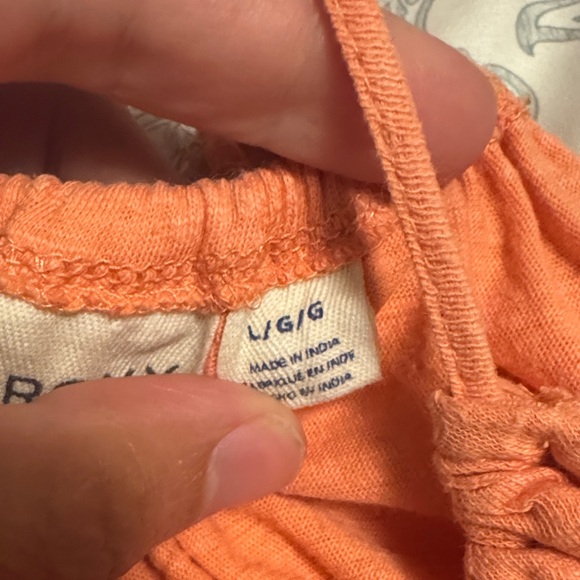 Chic Coral Orange Halter Dress with Crochet Detail - Picture 4 of 5